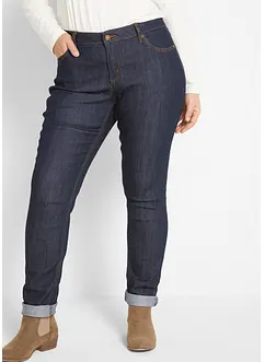 Stretchiga skinny-jeans med medelhög midja, bonprix