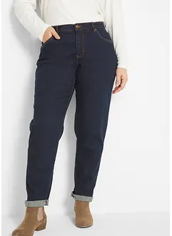 Långa mom jeans med medelhög midja, bonprix