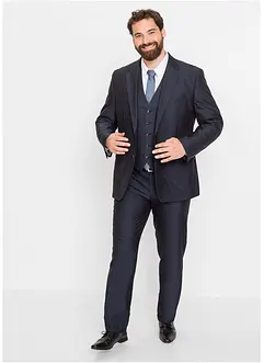 Kostym med väst och slips (4 delar) Regular Fit, bonprix