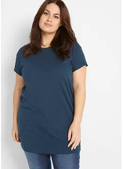 Boxy longshirt, kortärmad, bonprix