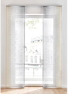 Mönstrad panelgardin med återvunnen polyester (2-pack), bonprix