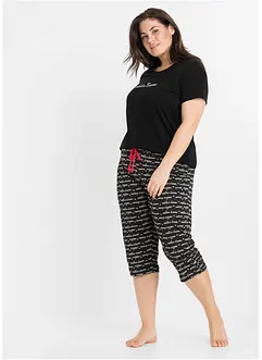 Capripyjamas av ren bomull, bonprix