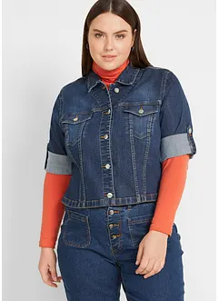 Kort jeansjacka med 3/4-ärm, bonprix