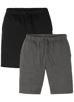 Tunna trikåbermudas (2-pack), bonprix