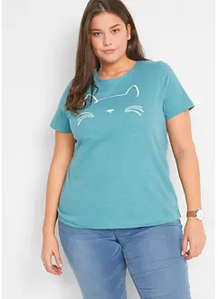 T-shirt med kattmotiv, bonprix