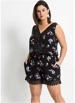 Playsuit med spets, bonprix