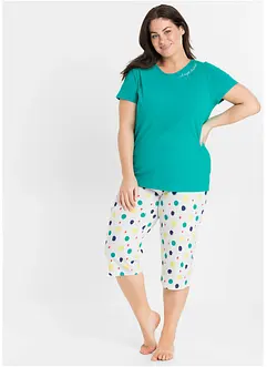 Capripyjamas av ren bomull, bonprix