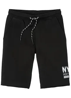 Trikåbermudas med ofållade kanter, bonprix