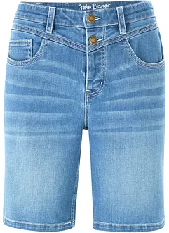 Stretchiga jeansbermudas, bonprix