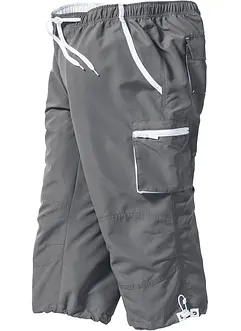 Dra på-mikrofiberbyxa i 3/4-längd, bonprix