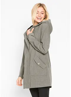 Softshellparkas med huva, bonprix