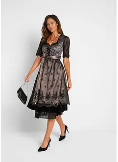 Leopardmönstrad dirndl, bonprix