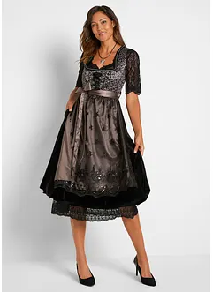 Leopardmönstrad dirndl, bonprix