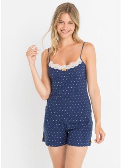 Pyjamas med shorts och smala axelband, bpc bonprix collection