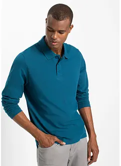 Långärmad pikétröja, bonprix