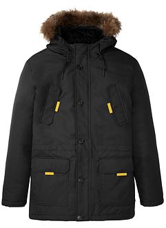 Parkas, vadderad, med fuskpälskant, bpc bonprix collection