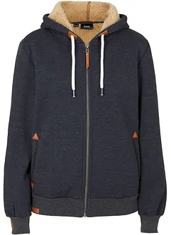 Munkjacka med teddyfoder, bonprix