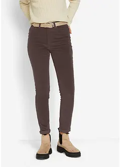 Manchesterbyxa med stretch, skinny, bonprix
