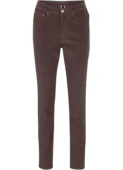 Manchesterbyxa med stretch, skinny, bonprix