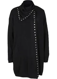 Lång cardigan med nitar, bonprix