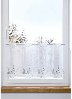 Cafégardin med julbroderi, bonprix