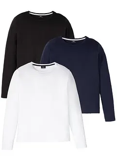 Långärmad T-shirt (3-pack), bonprix