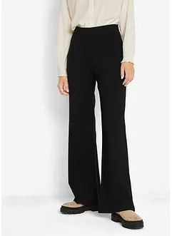 Vid Punto di Roma-byxa i viskosmix med resårlinning, bonprix