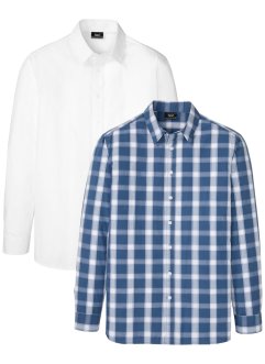 Långärmad skjorta (2-pack), bpc bonprix collection