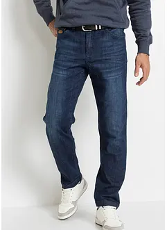 Stretchjeans med klassisk passform, förstärkta i grenen, avsmalnande ben, bonprix