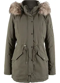 Varm parkas, fodrad, bonprix