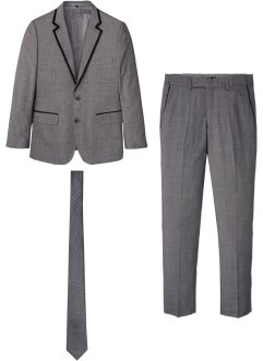 3-delad kostym: kavaj, byxor, slips, slim fit, bpc selection