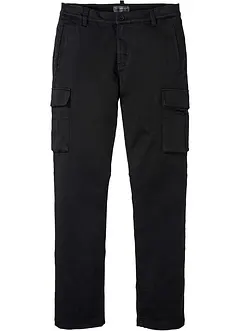 Byxa  med stretch och raka ben, med bomull, Regular Fit, bonprix