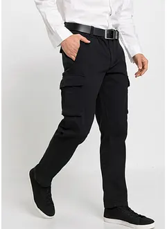 Byxa  med stretch och raka ben, med bomull, Regular Fit, bonprix