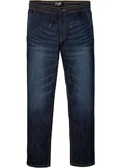 Dra på-jeans, Regular Fit, Straight, bonprix