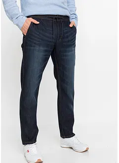 Dra på-jeans, Regular Fit, Straight, bonprix