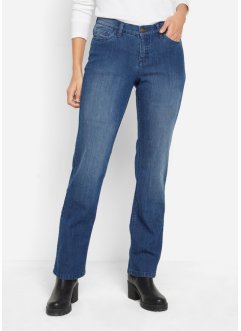 Jeans med medelhög midja, raka ben (2-pack), John Baner JEANSWEAR