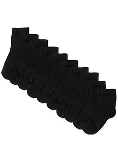 Korta strumpor (10-pack), med ekologisk bomull, bonprix