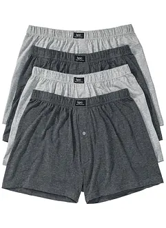 Lediga jerseyboxershorts (4-pack), bonprix