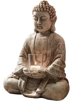 Dekorativ Buddha med ljuslykta, bpc living bonprix collection
