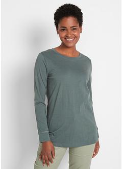 Långärmad longshirt med rund halsringning (5-pack), bpc bonprix collection