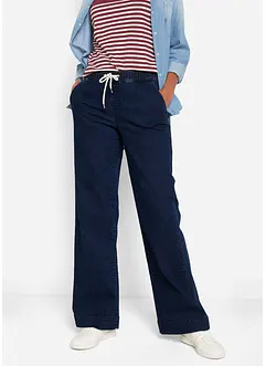 Stretch Wide Leg Jeans Mid Waist, bonprix