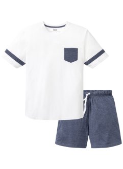 Pyjamas med shorts i sommartrikå, bpc bonprix collection