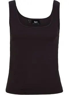 Ribbstickat bomullslinne, bonprix