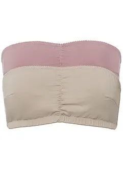 Bandåbehå (A- till C-kupa), ekologisk bomull (2-pack), bonprix