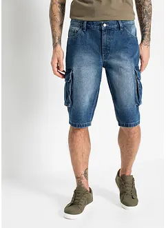 Jeansshorts med cargofickor, Relaxed Fit, bonprix