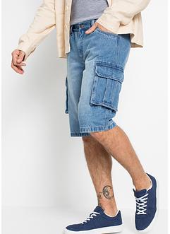 Cargojeansbermudas, avslappnad passform, John Baner JEANSWEAR