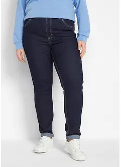 Stretchjeggings med bred bekväm hög midja, bonprix