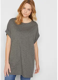 Lång topp med bomull (2-pack), bonprix
