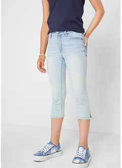 Caprijeans Mid Waist för barn, bonprix