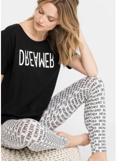 Oversizepyjamas med leggings, bpc bonprix collection